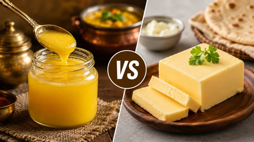 Ghee vs Butter