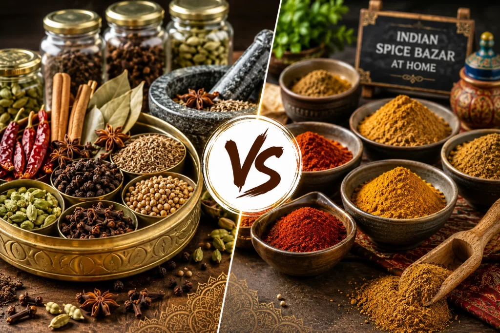 Whole Spices vs Ground Spices